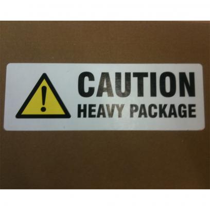 Caution Heavy Package Label Packability