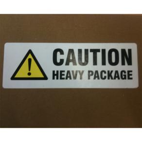 Caution: Heavy Package Label - Packability